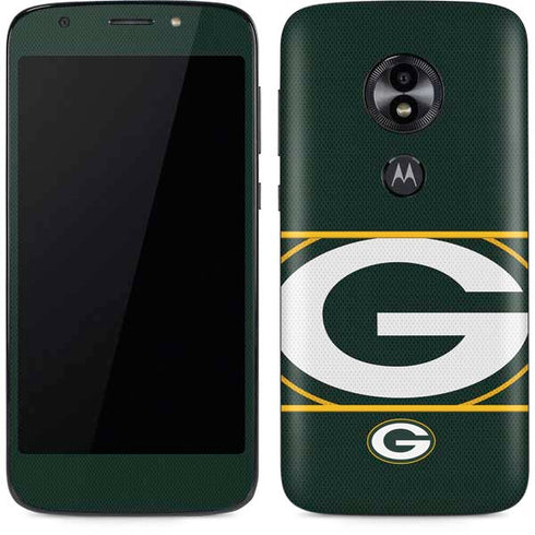 NFL Green Bay Packers Zone Block Moto E5 Play Skin